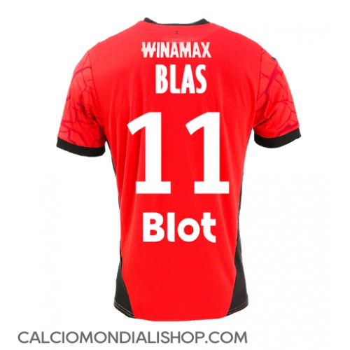 Maglie da calcio Stade Rennais Ludovic Blas #11 Prima Maglia 2024-25 Manica Corta